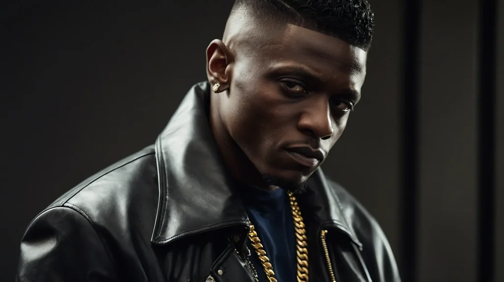 Boosie Fade with High Gloss FinishA Black ma 0
