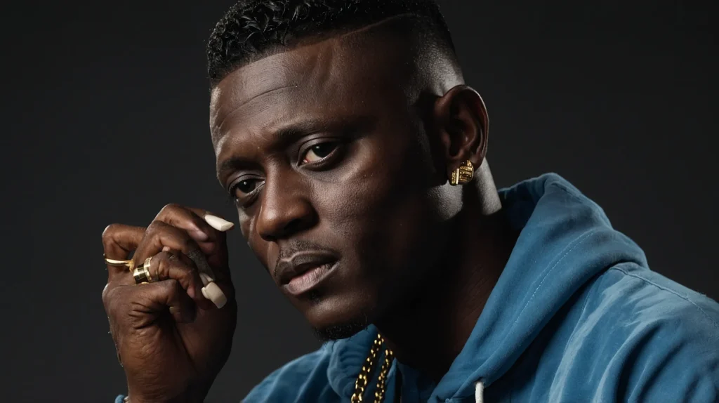 Boosie Fade with Razor LineUpA Black man with 3