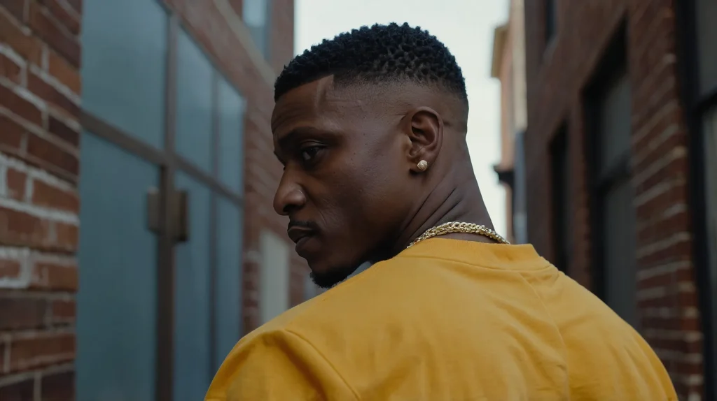 Boosie Fade with Tapered NecklineA rearside s 3