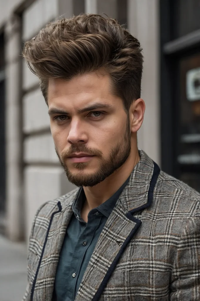 BrushedUp Fluffy Hair Tapered Edgesman wit 0