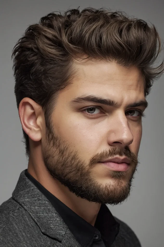 BrushedUp Fluffy Hair Tapered Edgesman wit 3
