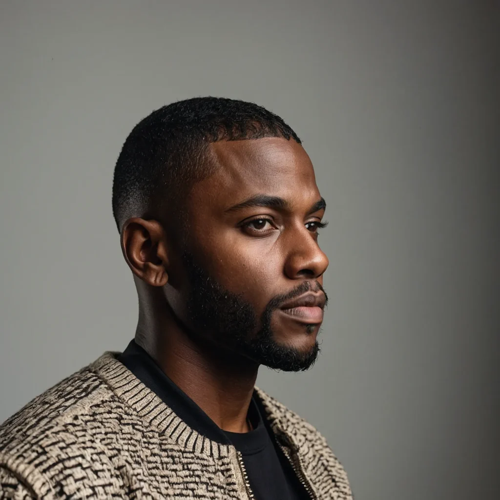 Burr Cut with FadeBlack man with slightly 0 (1)