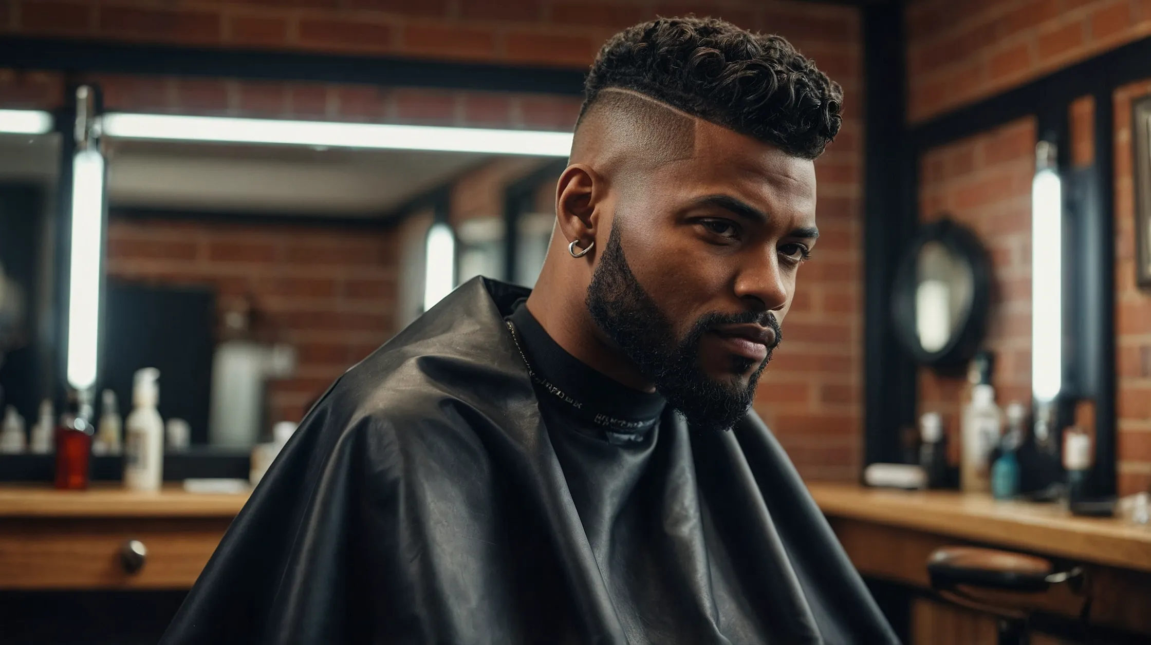 Burst Fade Mullet Haircuts
