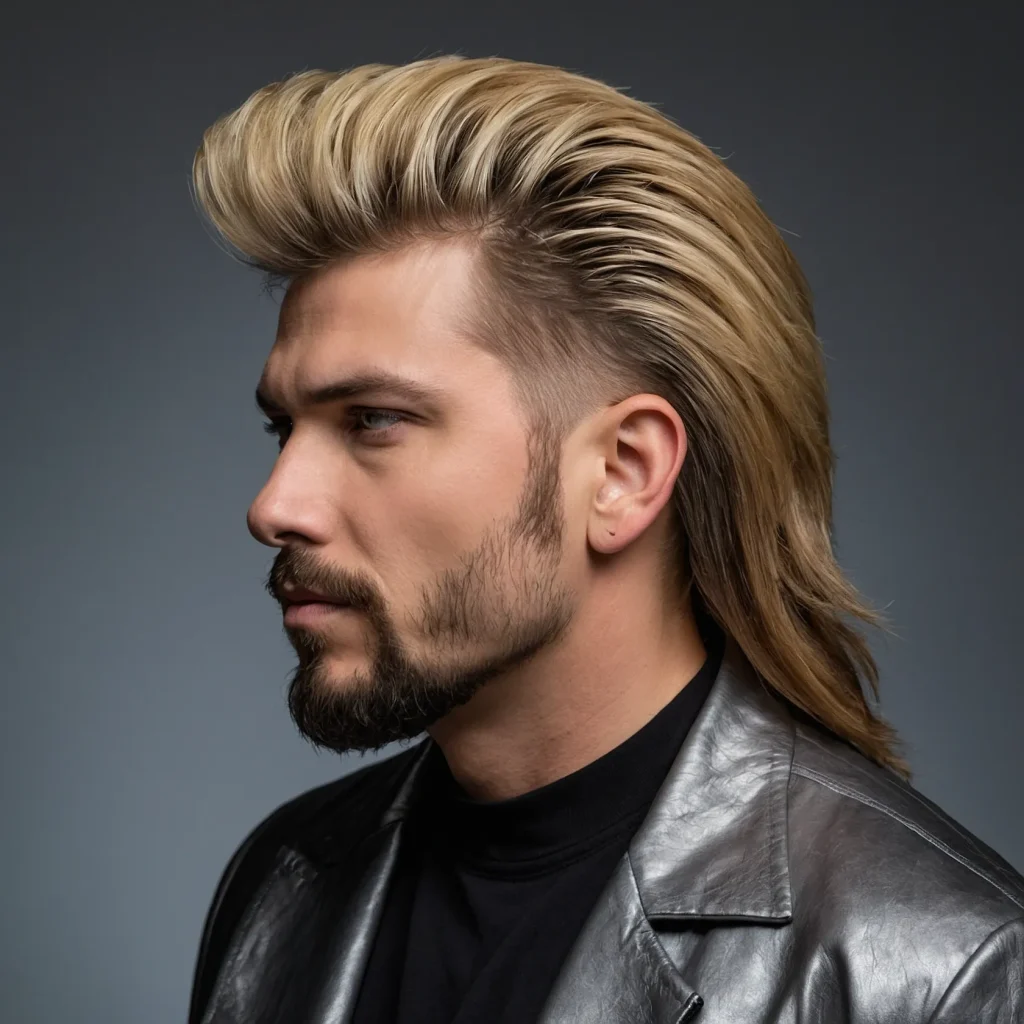 Burst Fade Mullet with Volume Topwhite man 3