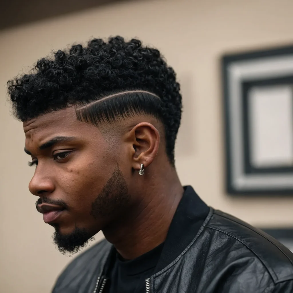Burst Taper Fade on Black HairA Black man wit 3 (1)