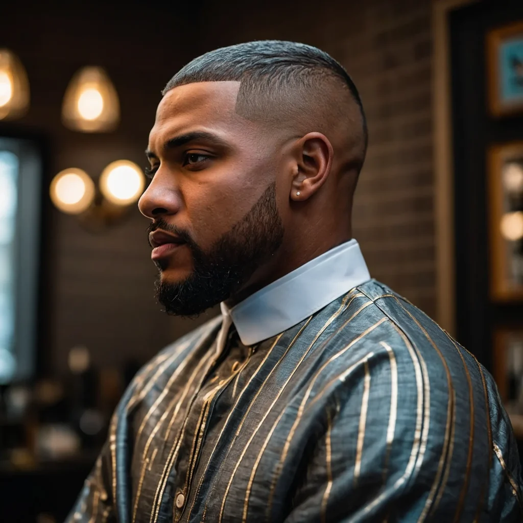 Buzz Cut with Clean Razor FinishCrisp razorli 0
