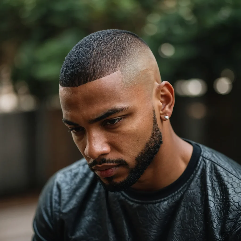 Buzz Cut with Coarse Texture FadeBuzzed coars 0