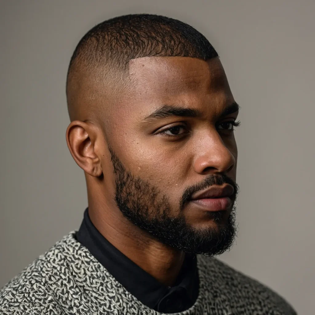 Buzz Cut with Coarse Texture FadeBuzzed coars 3