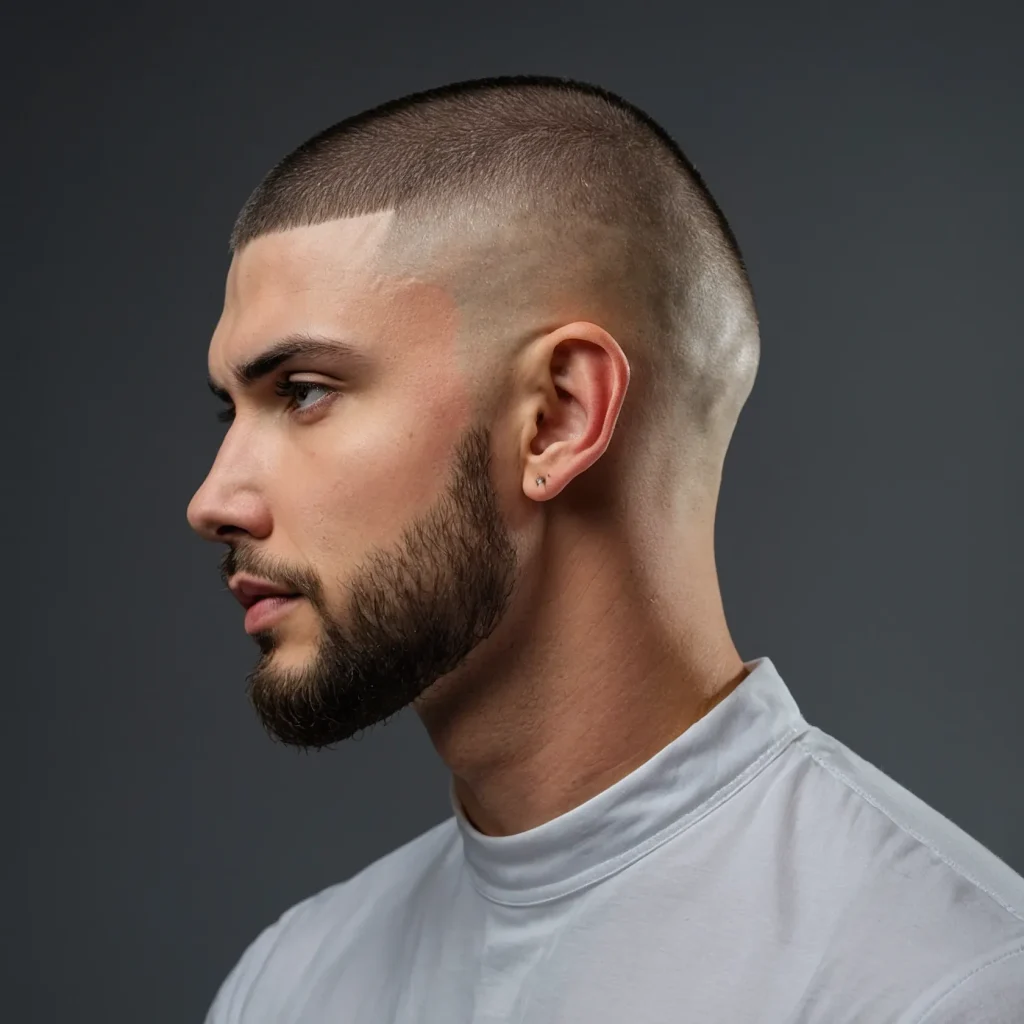 Buzz Cut with High Taper FadeHigh taper on te 0