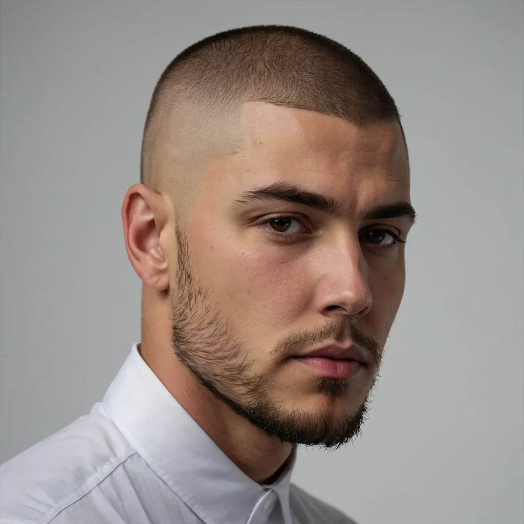 Buzz Cut with Low Fadesoft low fade with b 0