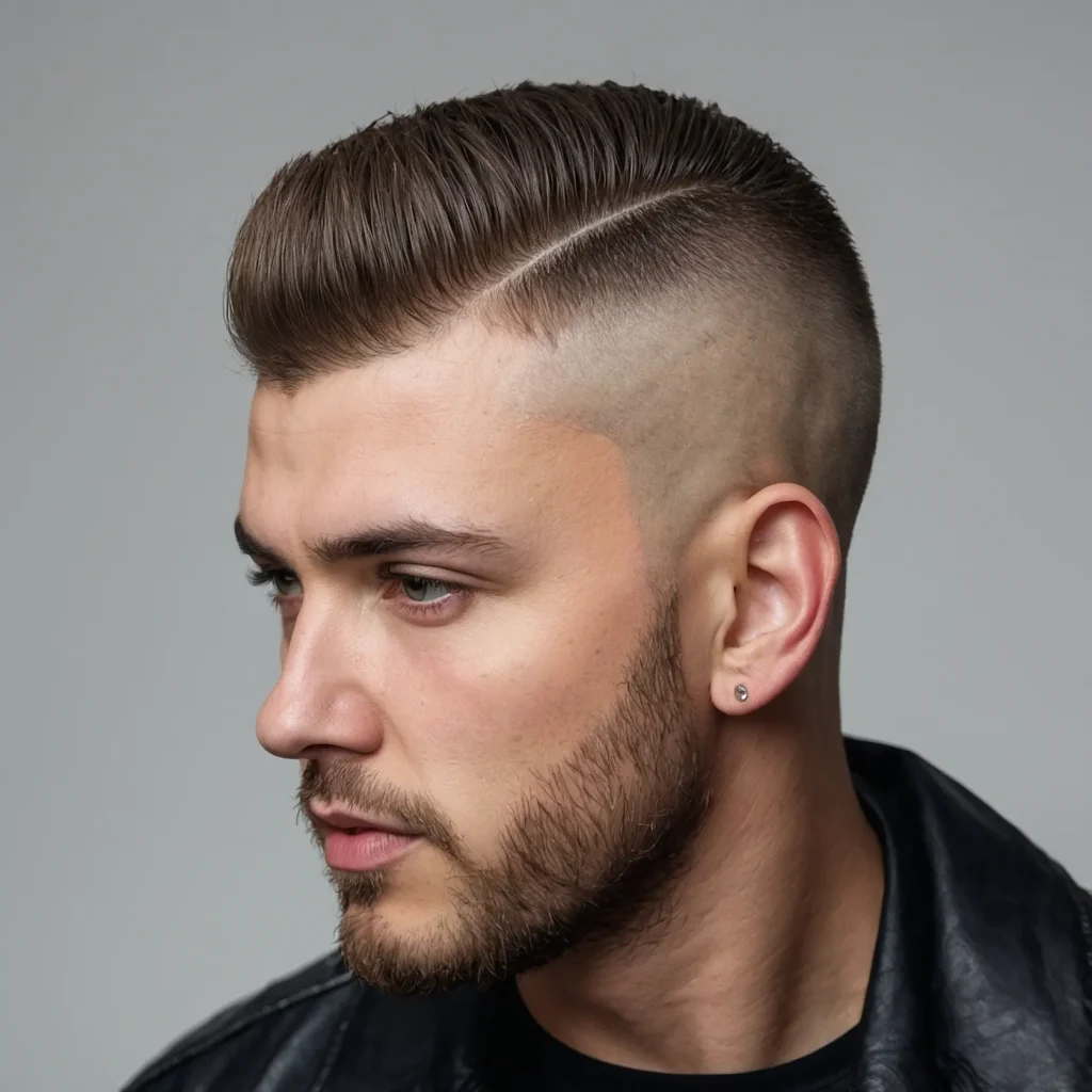 Buzz Cut with Mohawk Fadesubtle Mohawkstyle 0