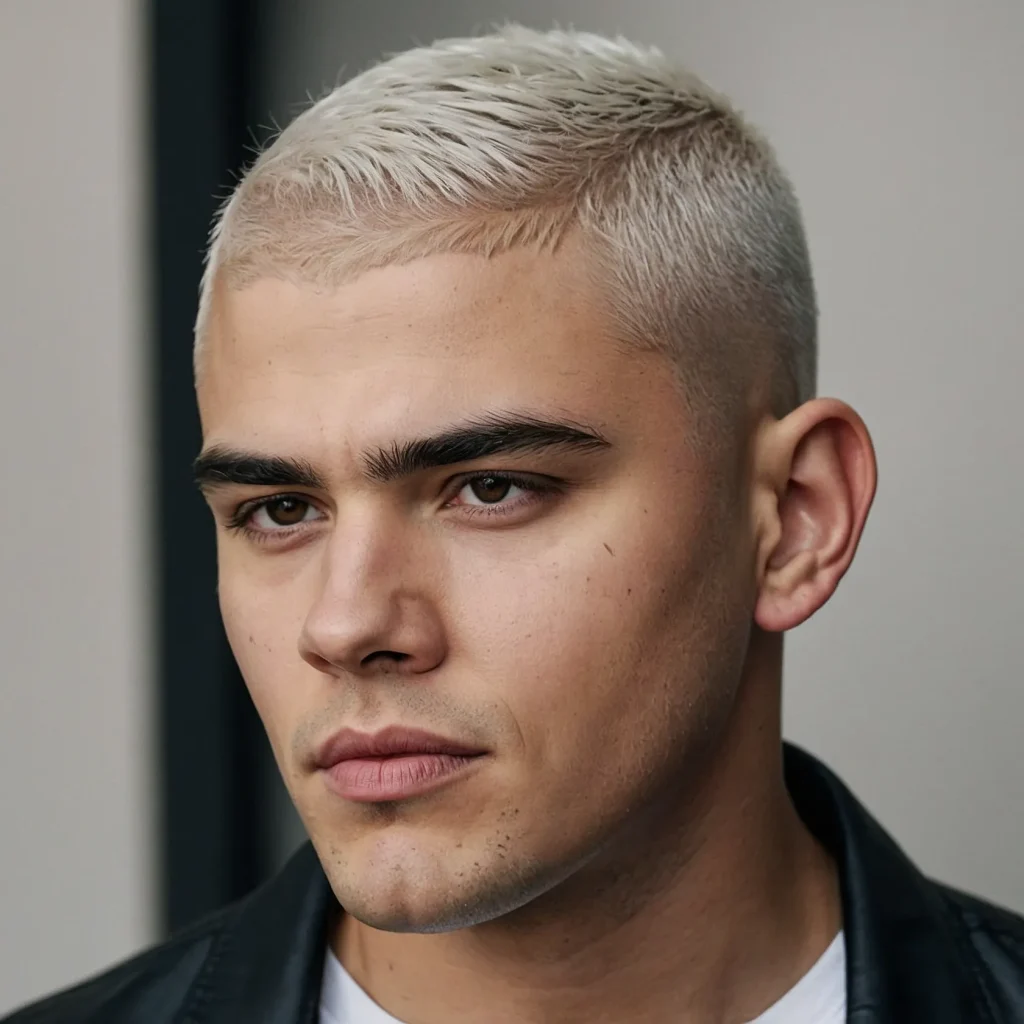 Buzz Cut with Short Braided Crown and FadeRep 3