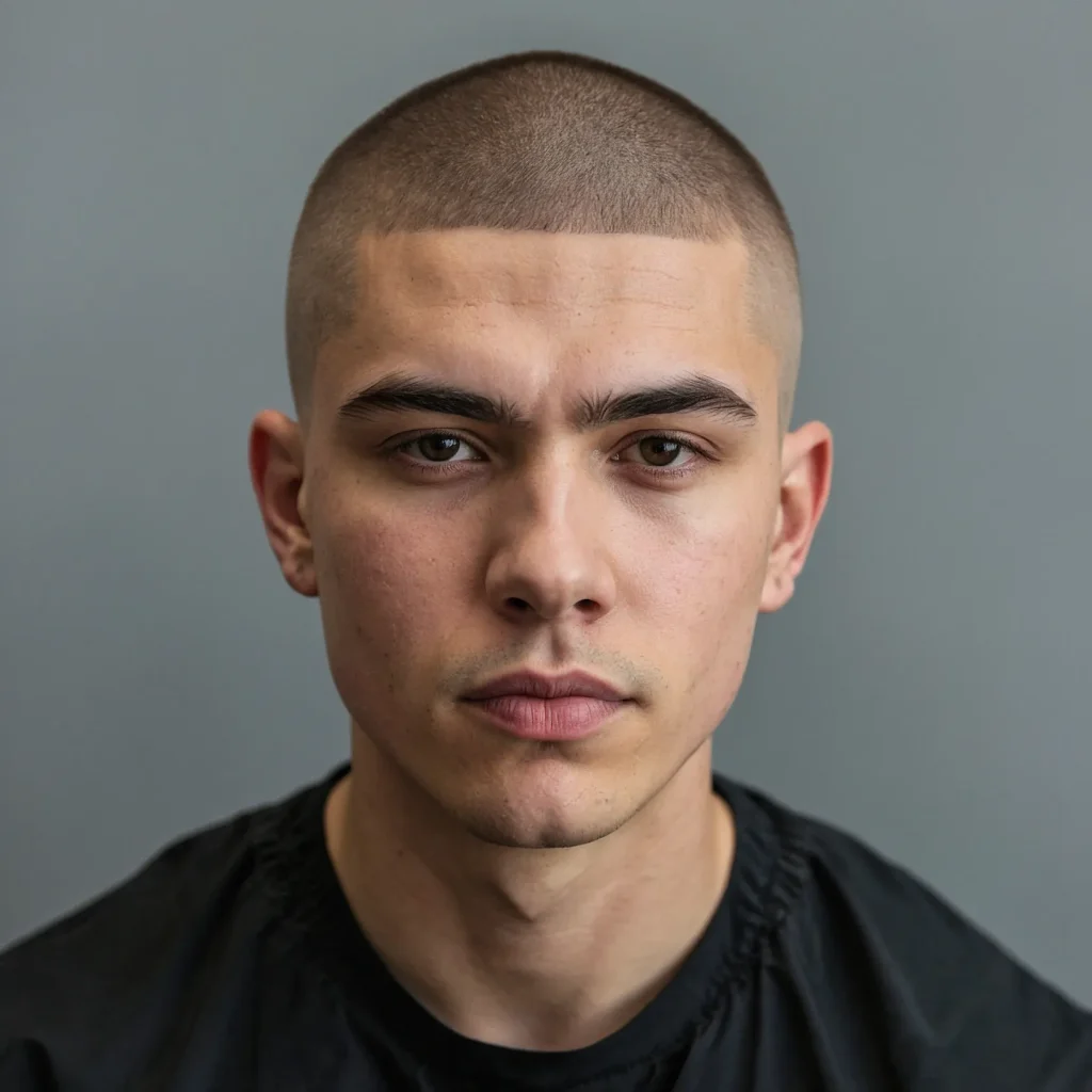 Buzz Cut with Side Fade DetailRazor detail li 3