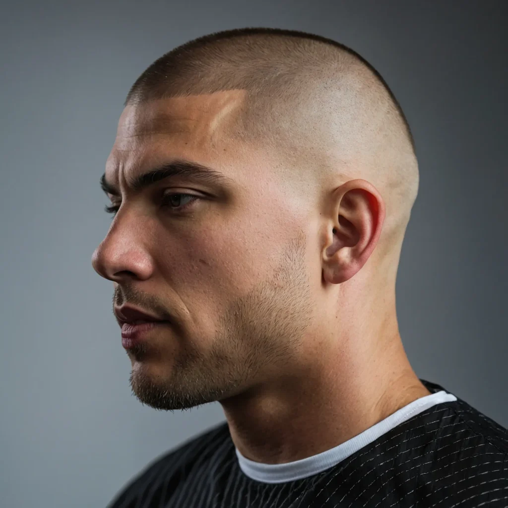 Buzz Cut with Southside FadeUltrashort buzz w 0