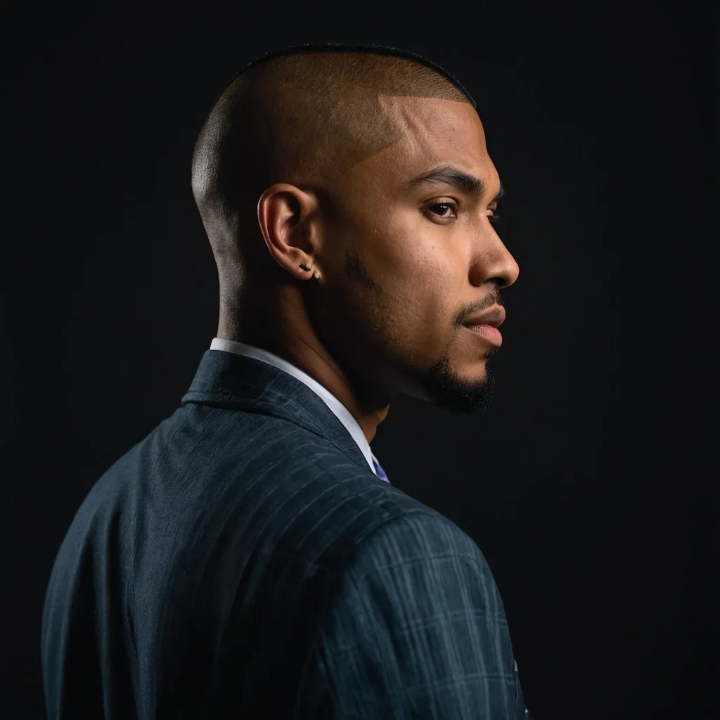 Buzz Cut with Tapered Neck FadeClean tapered 3