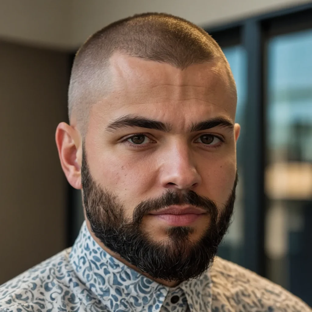 Buzz Cut with Temple FadeTemplefocused fade o 0