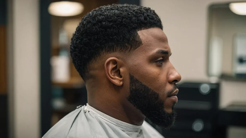 Classic Blowout Taper Fade for Black MenBl3