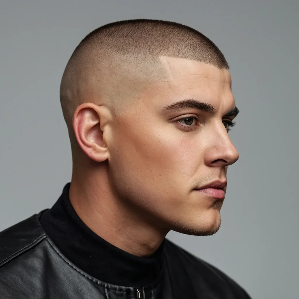 Classic Buzz Cut with Skin Faderealistic 34 0