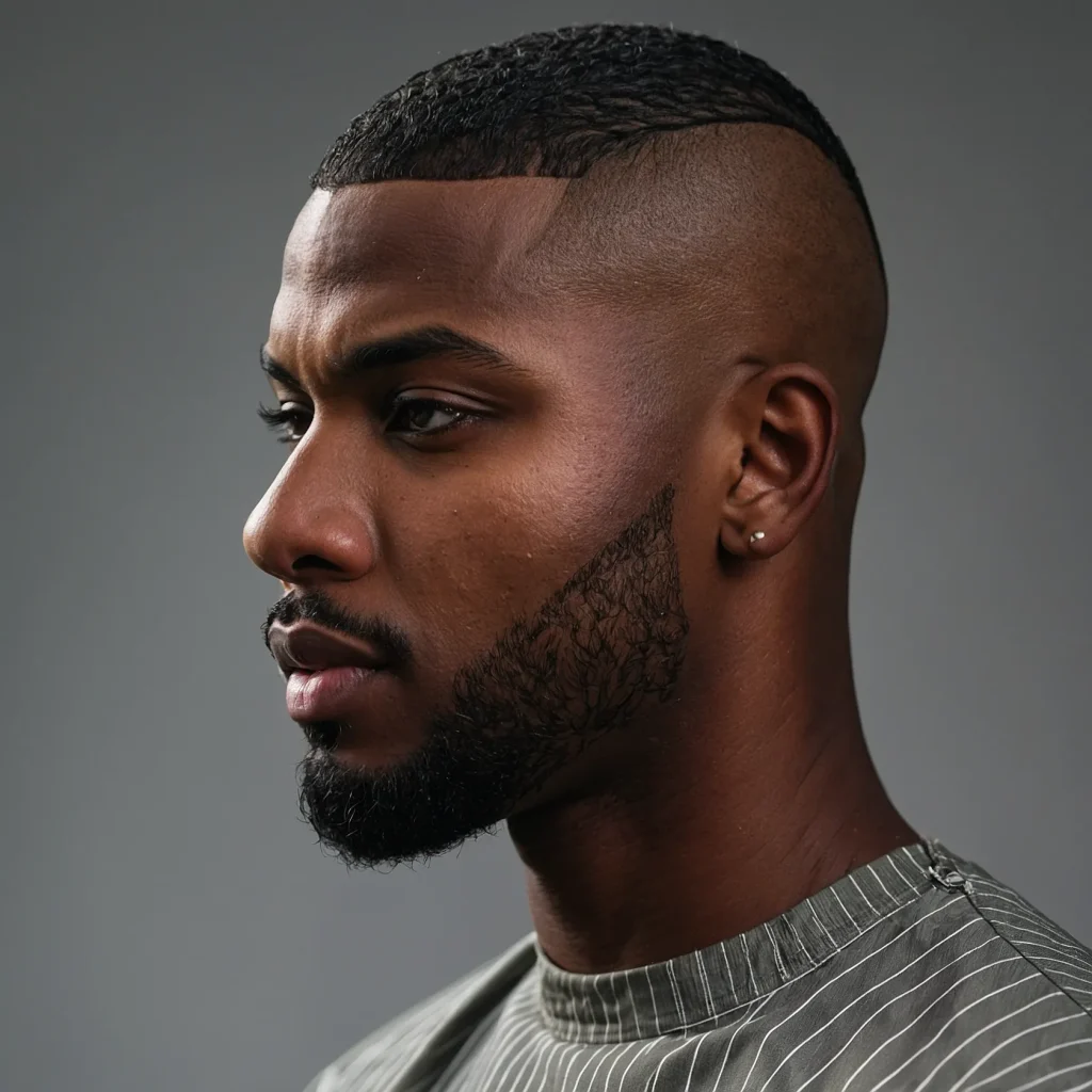 Classic Skin Fade Buzz CutRealistic photo of 2