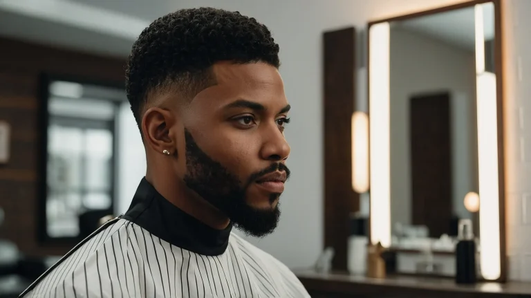 Drop Fade for Black Men