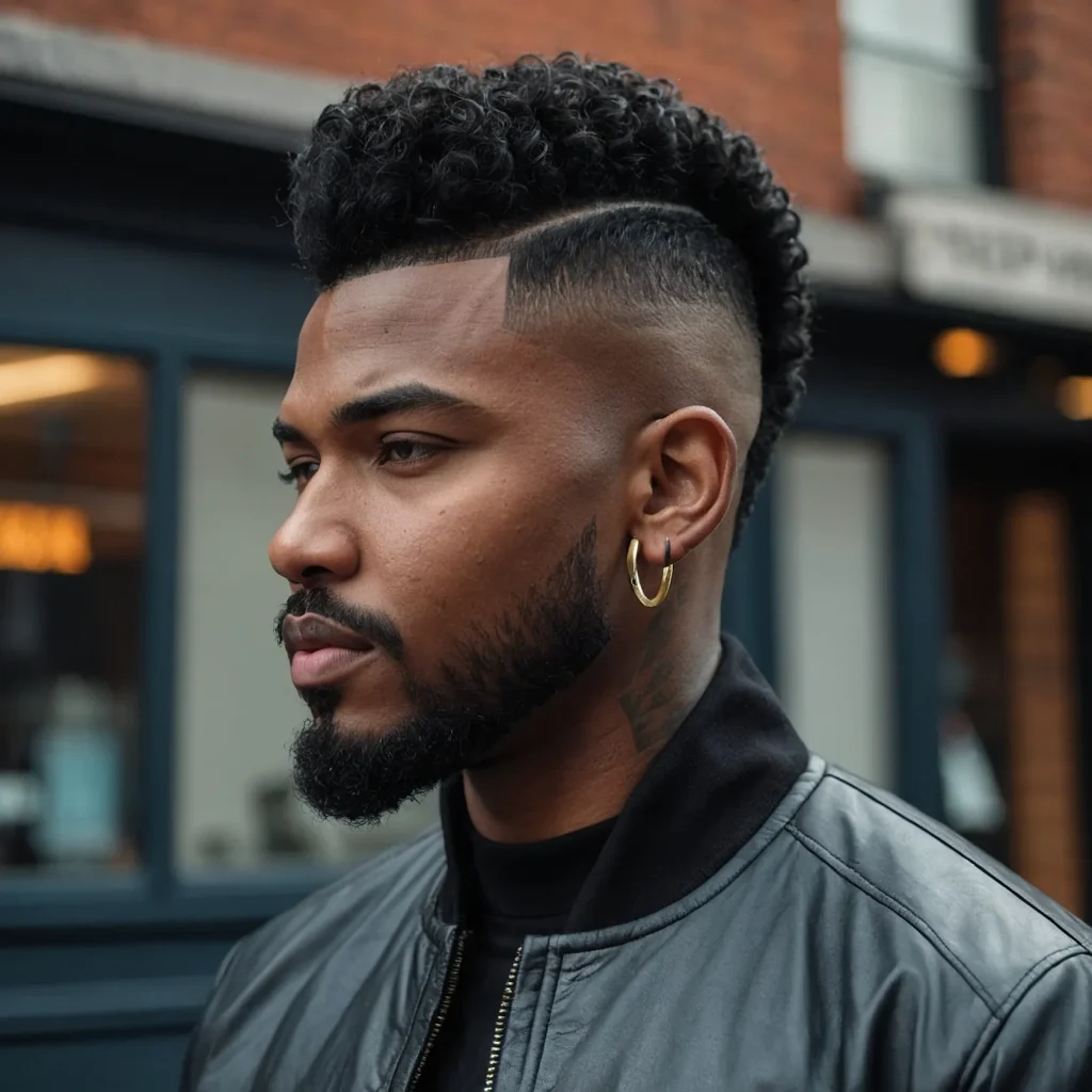 Drop Fade MulletPrompt Black men with drop f3