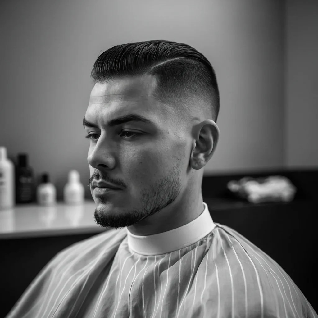 Drop Fade with Buzz Cutclean lowmaintenan 0