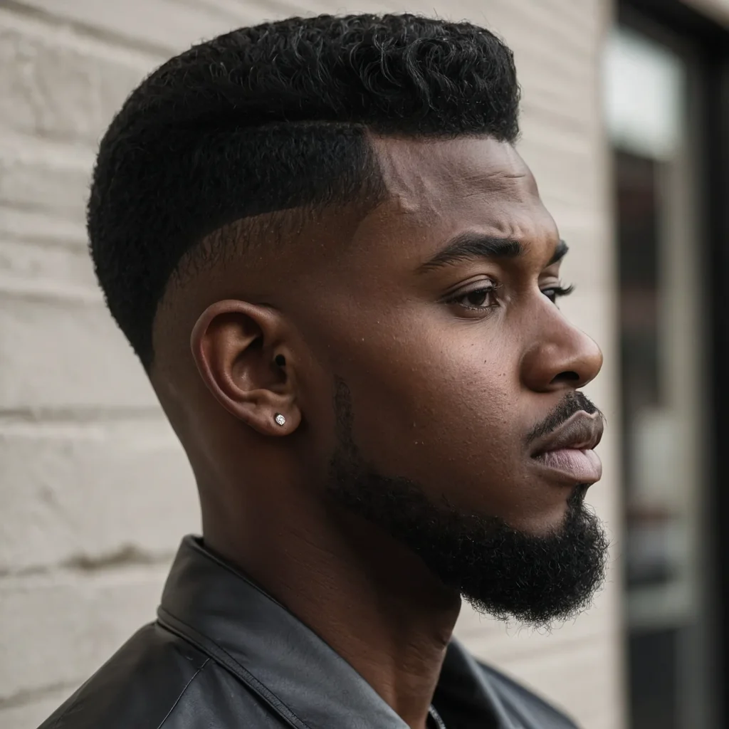 Drop Fade with Flat TopRetro flat top hairsty 0