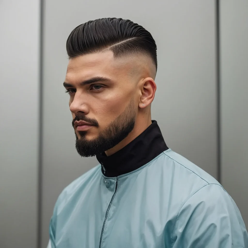 Drop Fade with Flat TopSquareshaped top hair 0