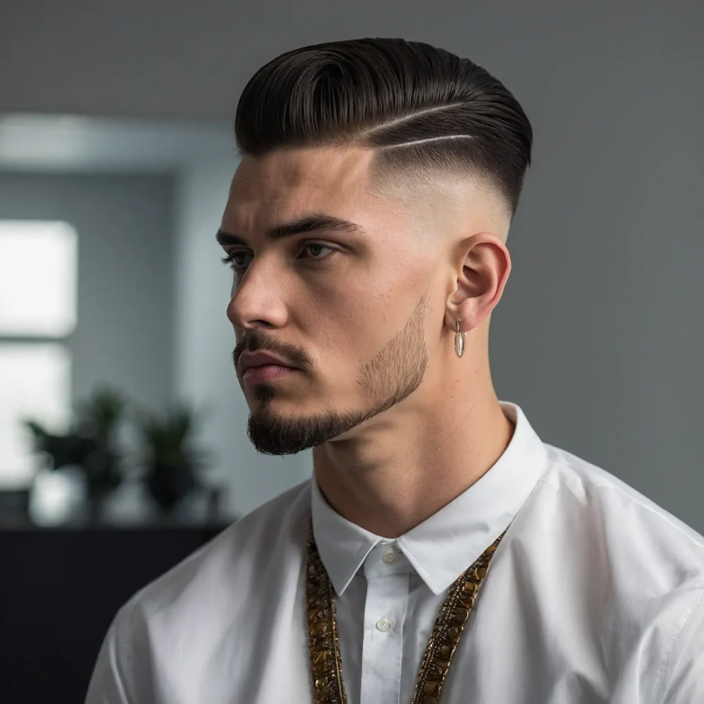 Drop Fade with Flat TopSquareshaped top hair 3