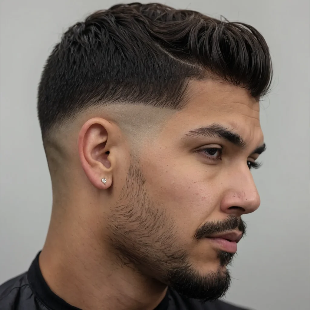 Drop Fade with French Cropman with shor 3