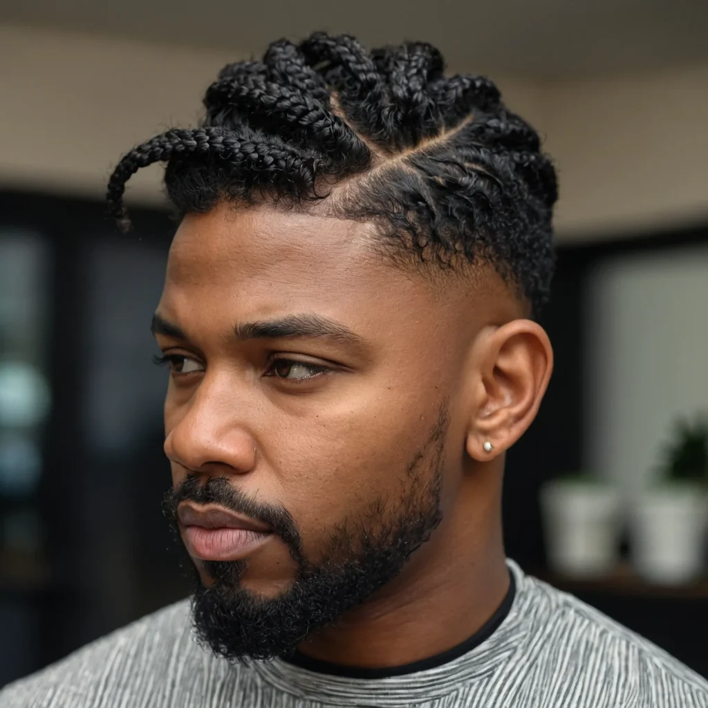 Drop Fade with Medium TwistsMediumlength twis 3