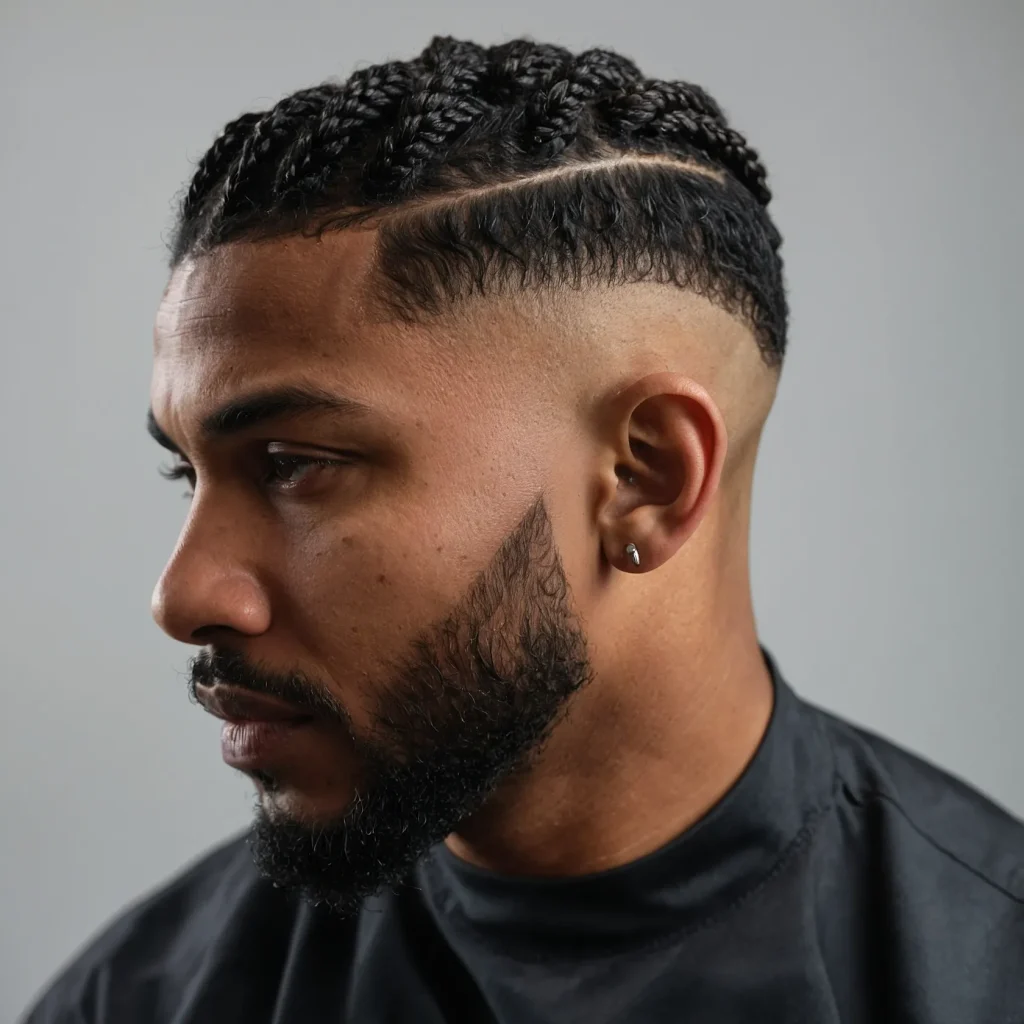 Drop Fade with Mini TwistsShort twostrand twi 3
