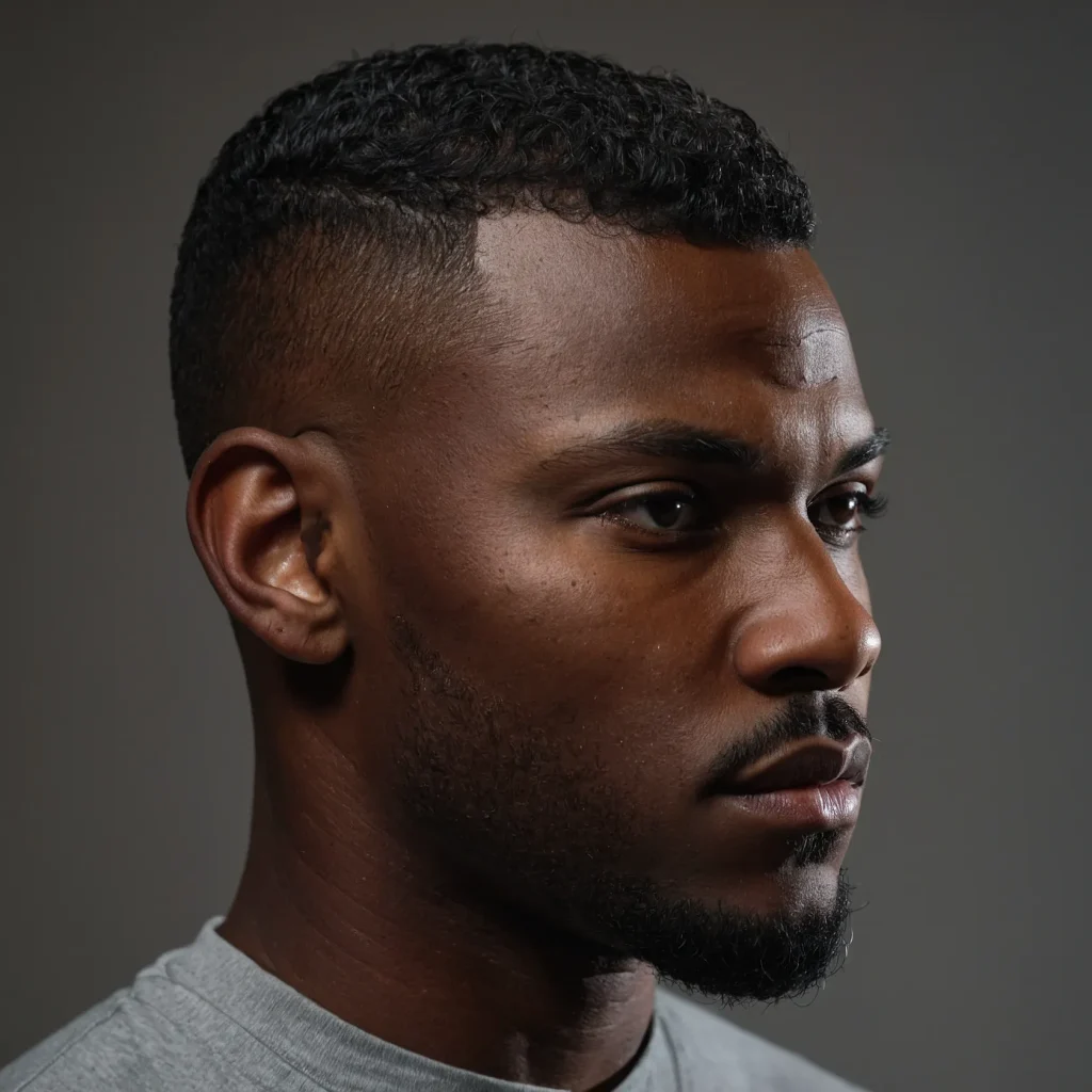 Drop Fade with Rounded HairlineRounded hairli 0