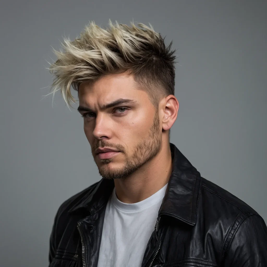 Drop Fade with Textured TopMessy layered h3