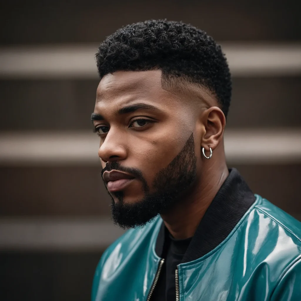 Faded HighTop with Drop DetailPrompt Black m3