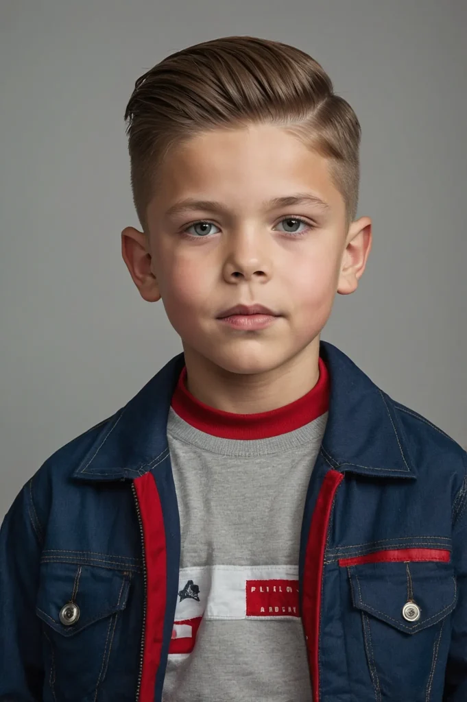 Flat Top Fade for Boysboy with boxy flat 0