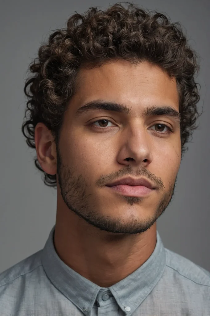 Freeform Curls Tapered Templesman with fre 3