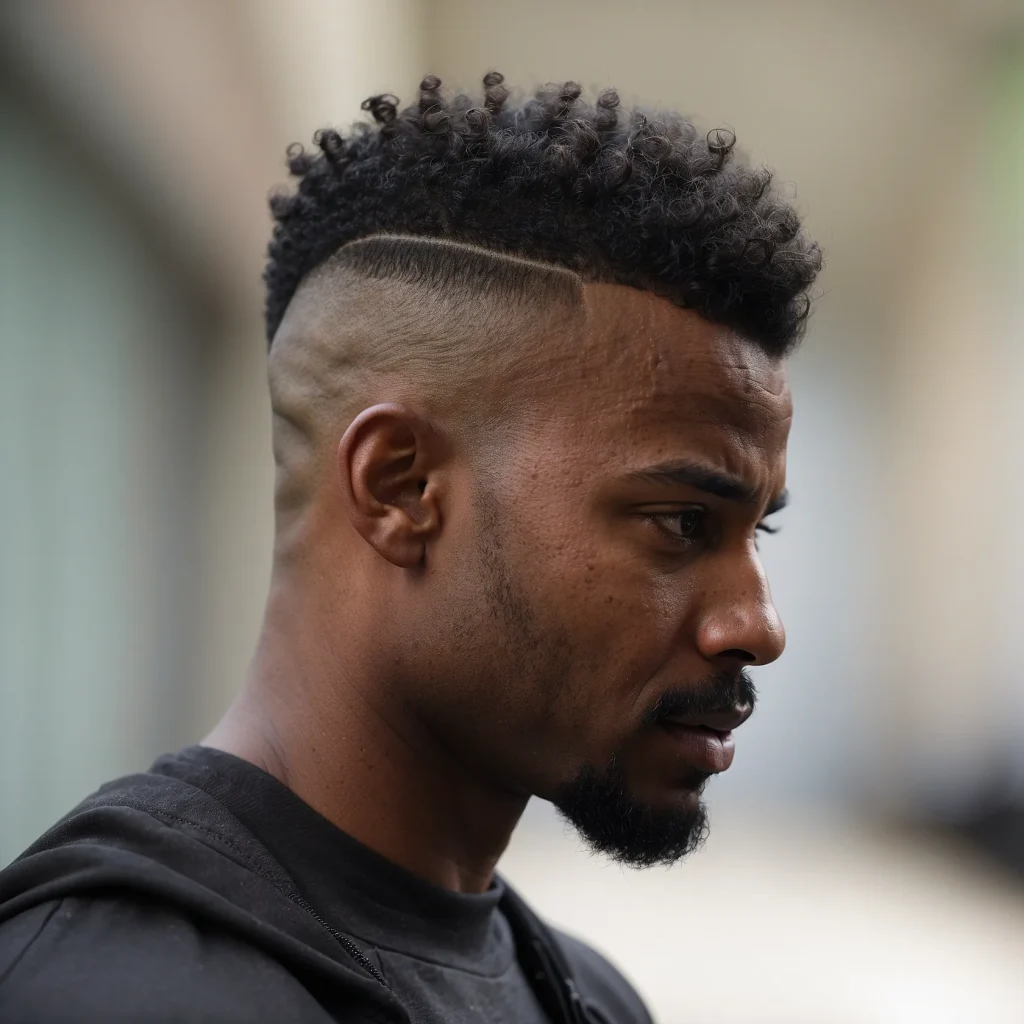 High Fade MohawkBlack man with mohawk 3
