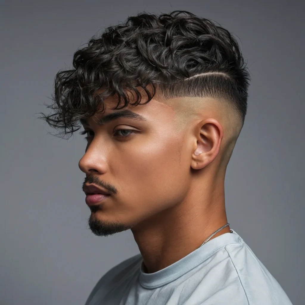 High Fade with BrushedForward FringeForwards 0