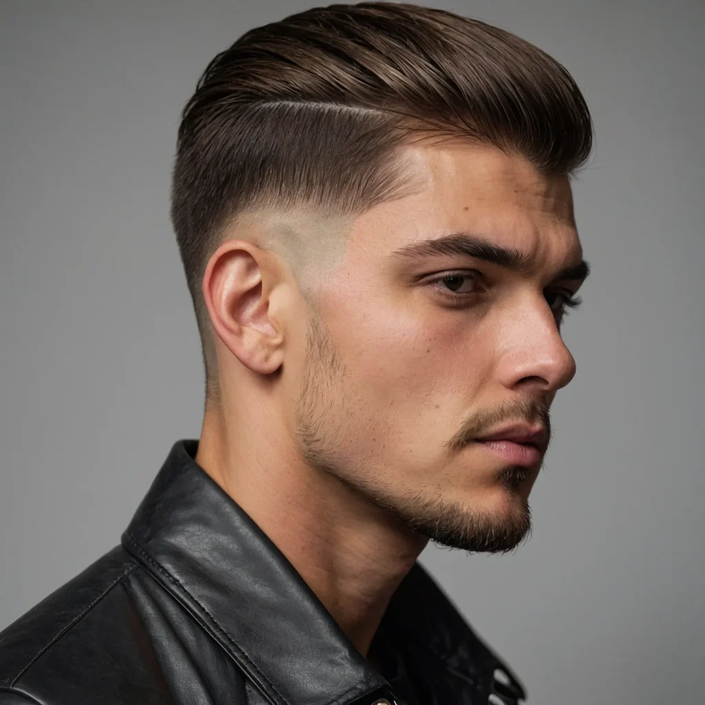 High Fade with French CropFringe bluntly cut 3