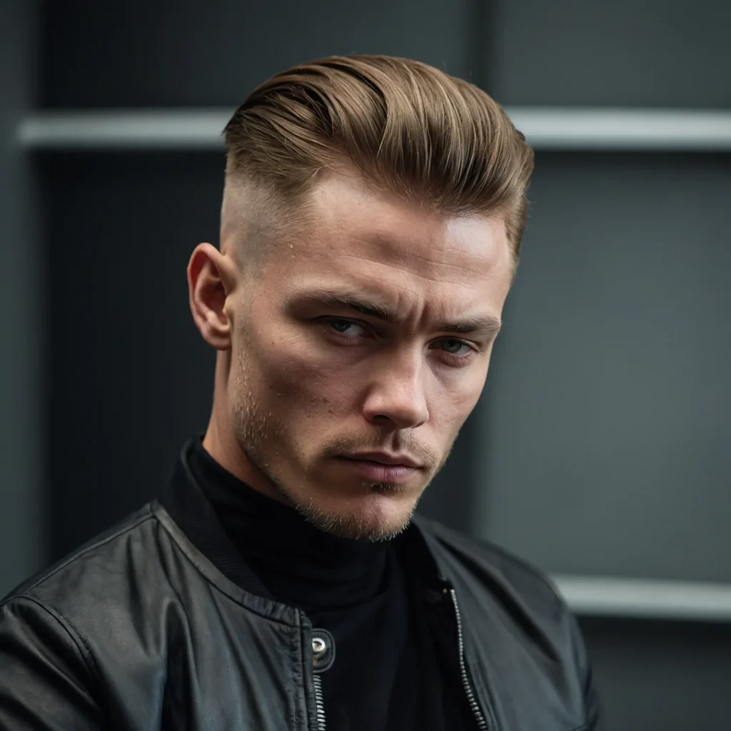 High Fade with Middle PartSoft middle part fl 0
