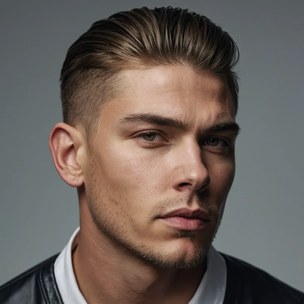 High Fade with Middle PartSoft middle part fl 3