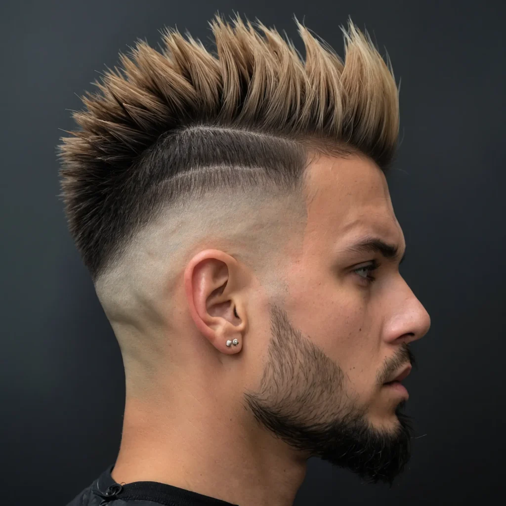 High Fade with Spiky HairShort controlled sp 3
