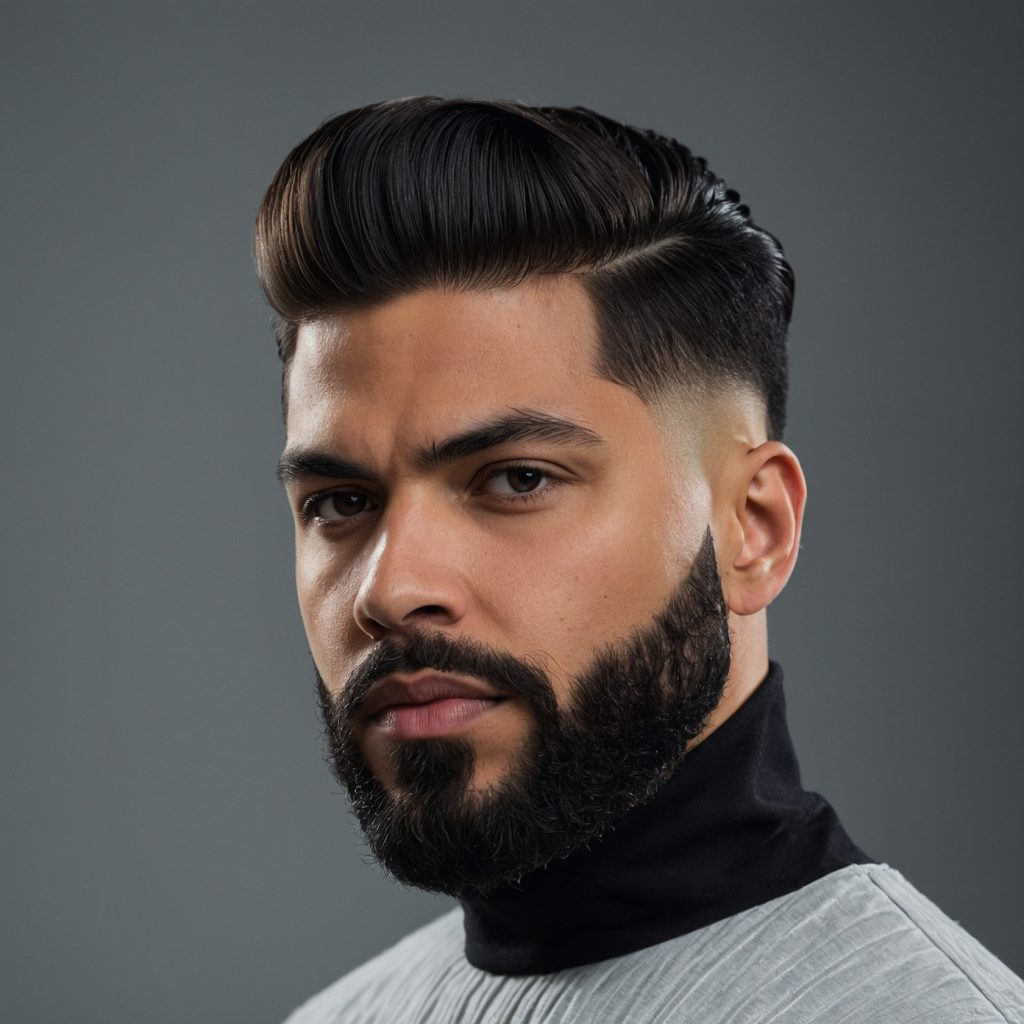 High Taper Blowout with Sharp Lineupman wit 3
