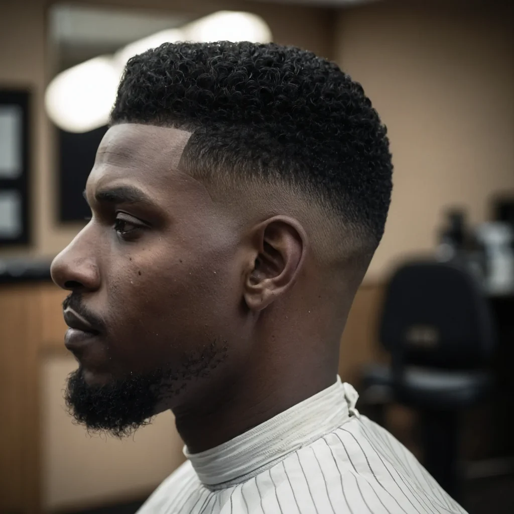 High Taper Fade with Flat Topsquared flat t 0