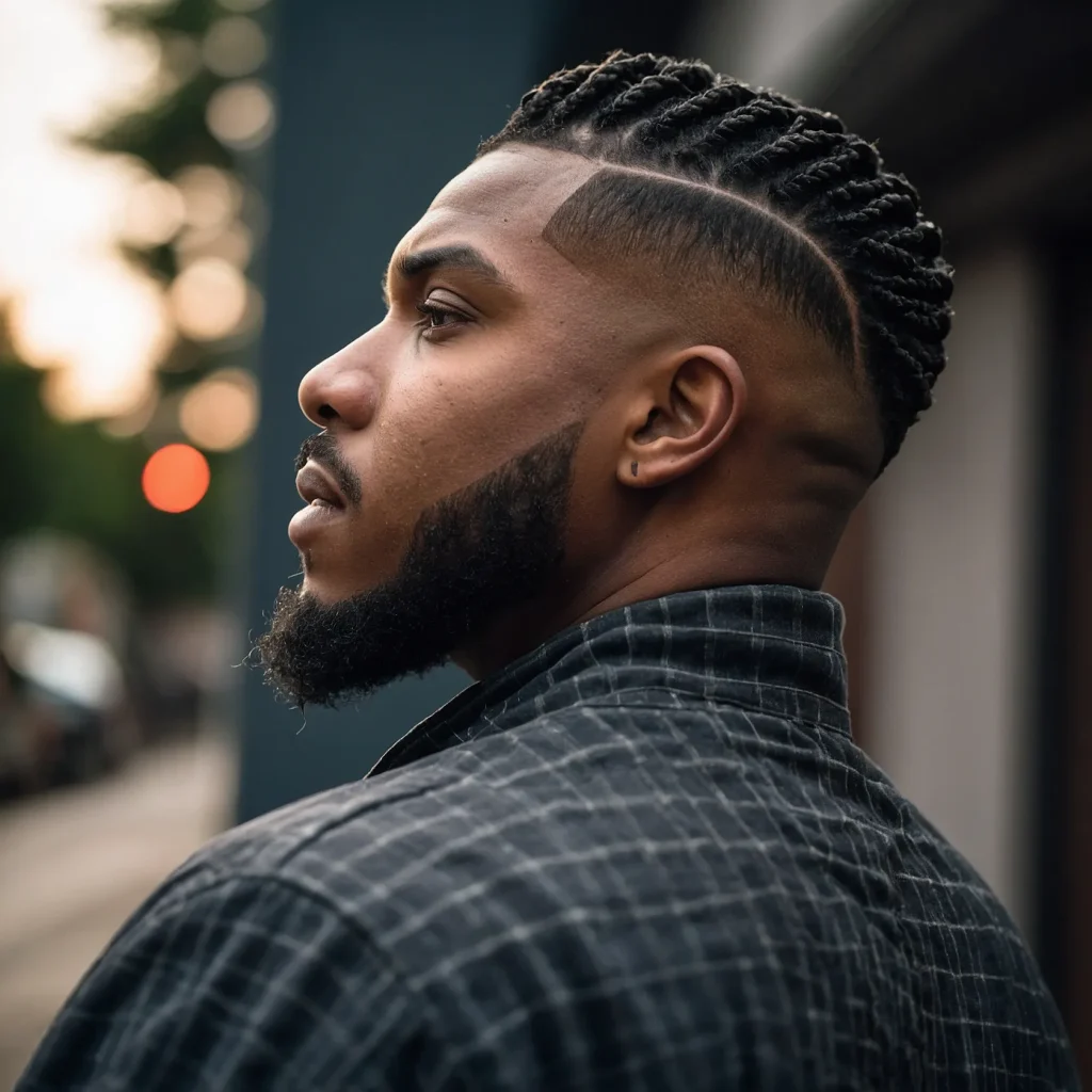 High Taper Fade with Mini TwistsMini twostran 3