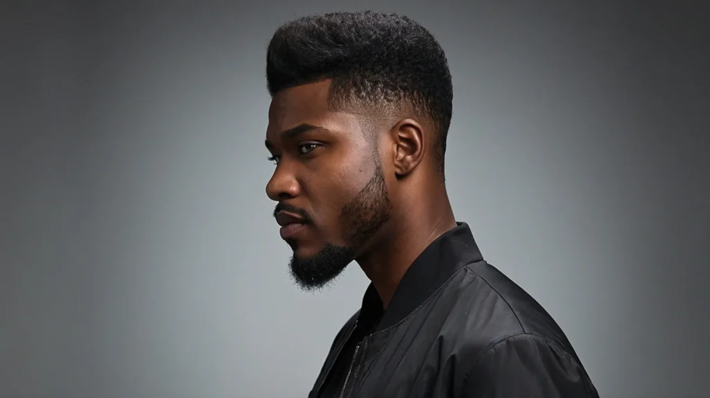 Long Top Blowout with Tapered NeckBlack man 3