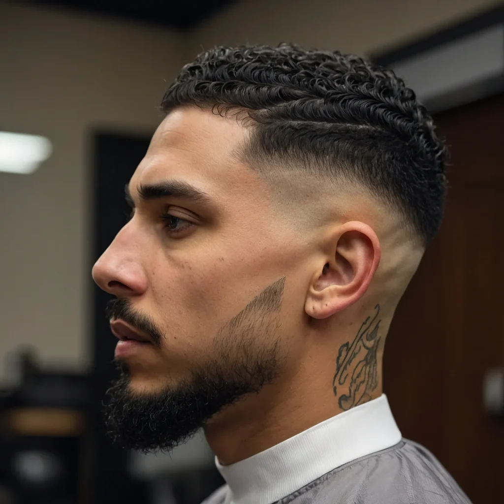 Low Drop Fade with Short Twistswhite man w 2