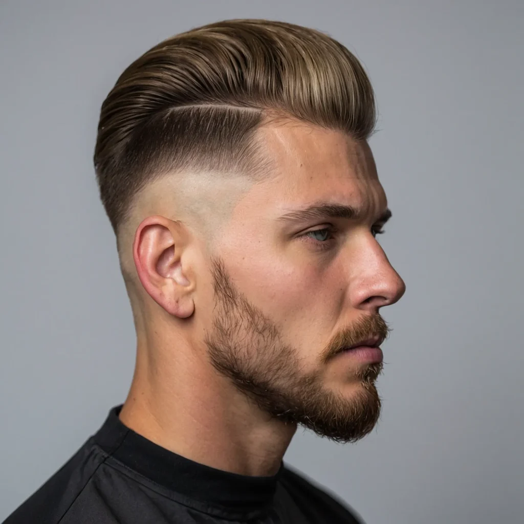 Low Skin Mullet Fadewhite man with skin fad 0