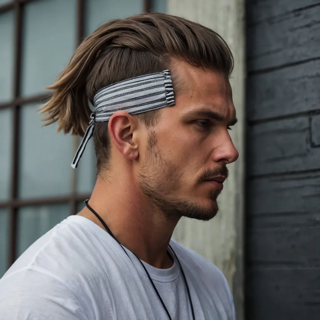 Low Taper with Faded Undercut and Hairband St 3
